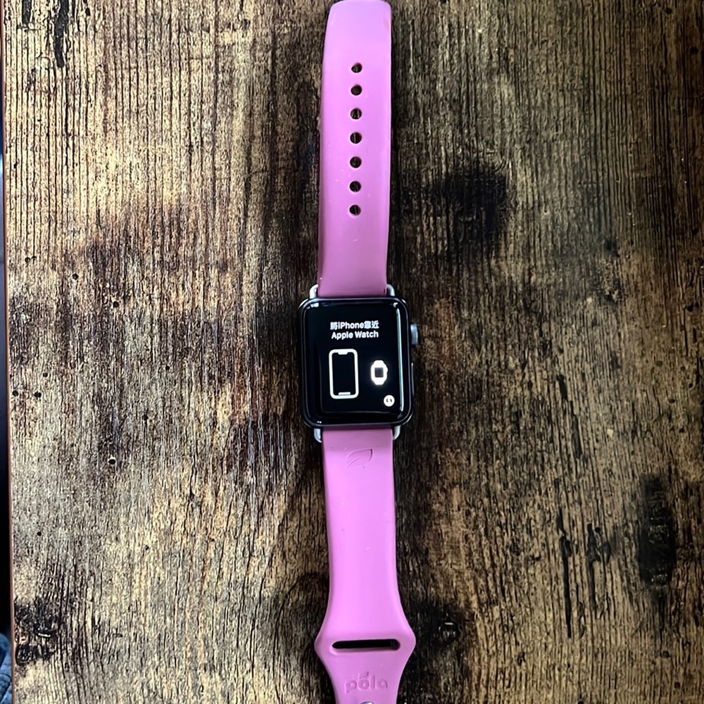 Apple Watch Series 3 with Pela Compostable Band